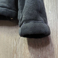 Quilt & Hvy Fleece Jacket, zipper *gc, rubs, pills, hairy, clumpy, clean, v.rubbed zips, older?
