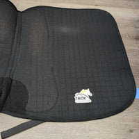 Thick Quilt Dressage Saddle Pad, Shimmable Thinline Top *vgc, clean, hairy, faded, older?
