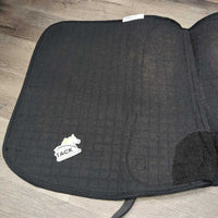 Thick Quilt Dressage Saddle Pad, Shimmable Thinline Top *vgc, clean, hairy, faded, older?
