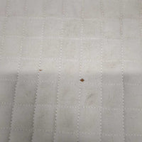 Thick Quilt Dressage Saddle Pad *gc, clean, dingy, hole, stains, rubs, threads, hair, rubs, pills, older, marker, clumpy
