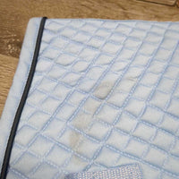 Quilt Jumper Saddle Pad *vgc, mnr stains, clean, rubs, pills, older, puckers
