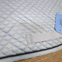 Quilt Jumper Saddle Pad *vgc, mnr stains, clean, rubs, pills, older, puckers
