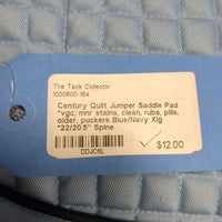 Quilt Jumper Saddle Pad *vgc, mnr stains, clean, rubs, pills, older, puckers
