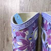 JUNIORS Tall Rubber Boots *vgc/gc, clean, mnr film/residue, sticky, hairy & rubs

