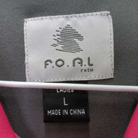 LS Show Shirt, Zipper, Buttons, Magnetic Collar *gc, pits, older, mnr snags & stitching pulls
