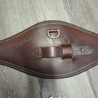 Sm Belly Girth, 2x els, Strap, 3x D Ring *vgc, clean, mnr dirt/residue, mnr scratches, rubs & hair, older?
