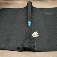 Quilt Dressage Saddle Pad, fleece lined top *vgc, clean, mnr stain?dirt, clumpy, rubs, hair, pills
