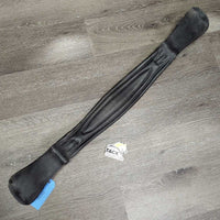 Padded Short - Dressage Girth, 2x els *gc, rubs, clean & dirty, creases, hairy seams, stretched keepers
