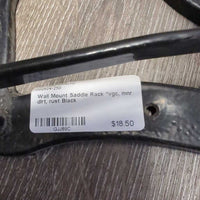 Wall Mount Saddle Rack *vgc, mnr dirt, rust
