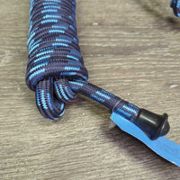 Soft Nylon Rope Halter, nylon lead rope, capped ends, tags *new, 0 snap
