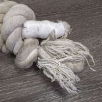 Short Cotton Lead Rope, bull snap *fair, stained, smell?, tape, threads, frayed, taped
