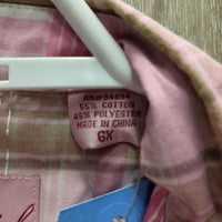 JUNIORS LS Western Shirt, Bling Snaps *xc, mnr puckers
