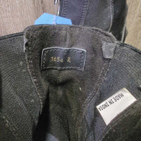 JUNIORS Paddock Boots, zips, Punched toes *gc, mnr dirt, scuffs, scrapes
