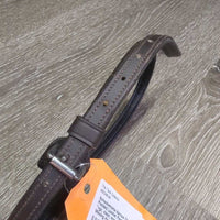 Narrow Double Padded Leather Flash Strap Only *vgc, clean, mnr residue & fading, Missing Keeper

