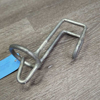 Metal Bucket Hook *gc/fair, clean, residue, tape, rubs, scuffs, mnr rust/oxidization
