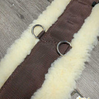 Nylon Web & Long Fleece Cinch, 2x D Rings *like new, clean
