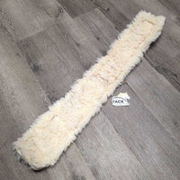 Nylon Web & Long Fleece Cinch, 2x D Rings *vgc/gc, clean, mnr clumpy, rubs & thin corner
