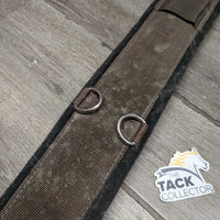 Thick Felt & Nylon Web Cinch, 2x D Rings *vgc, dirty & clean, hair/lint
