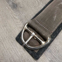 Thick Felt & Nylon Web Cinch, 2x D Rings *vgc, dirty & clean, hair/lint
