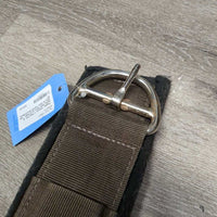 Thick Felt & Nylon Web Cinch, 2x D Rings *vgc, dirty & clean, hair/lint
