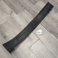 Thick Felt & Nylon Web Cinch, 2x D Rings *vgc, dirty & clean, hair/lint
