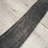 Thick Felt & Nylon Web Cinch, 2x D Rings *vgc, dirty & clean, hair/lint
