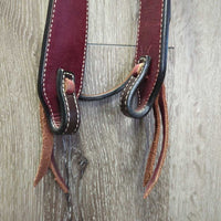 Tooled Headstall, conchos, leather laces *like new, v.mnr chip?slice
