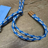 Soft Nylon Rope Halter, metal end *vgc, clean, mnr dirt, stains & rubs, loose knots
