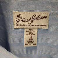 LS Show Shirt, 2 Button Collars *gc, older, clean, pit stains & deodorant sparkles
