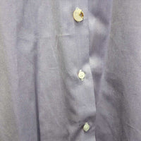 SS Show Shirt, Fancy Enamel Buttons, Button Collar *gc, older, clean, mnr stains, faded edges & pit stains
