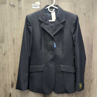 Wool Show Jacket, tag *xc/vgc, older, clean, hairy, mnr unstitched lining seam, loose cuff-R
