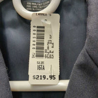 Wool Show Jacket, tag *xc/vgc, older, clean, hairy, mnr unstitched lining seam, loose cuff-R
