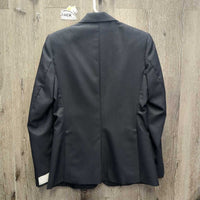 Wool Show Jacket, tag *xc/vgc, older, clean, hairy, mnr unstitched lining seam, loose cuff-R
