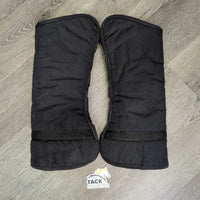 Tall Front & Hind Shipping Boots, Fleece Lined *vgc/gc, clean, older?, clumpy, faded, stains, edge rubs, snags, mnr tears, threads
