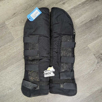 Tall Front & Hind Shipping Boots, Fleece Lined *vgc/gc, clean, older?, clumpy, faded, stains, edge rubs, snags, mnr tears, threads
