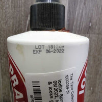 Iodine Spray, cap *EXPIRED 06/2022, leaked, full, like new, smell & looks good
