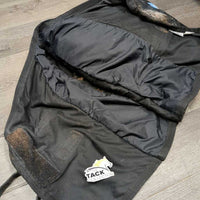 Mesh Cooler, tail *gc, faded, clean, v.hairy, v.clumpy hair, sm holes, puckers & slices, musty, unstitched wither
