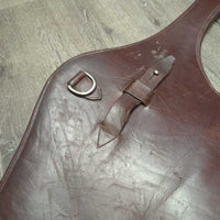 Belly Girth, +extension, x2 els, d ring, strap *gc, hairy seams, stiff, gouges, dents, clean, v.scraped, v.scratched
