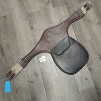 Belly Girth, +extension, x2 els, d ring, strap *gc, hairy seams, stiff, gouges, dents, clean, v.scraped, v.scratched
