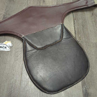 Belly Girth, +extension, x2 els, d ring, strap *gc, hairy seams, stiff, gouges, dents, clean, v.scraped, v.scratched
