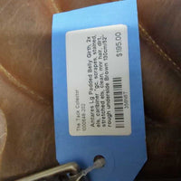 Lg Padded Belly Girth, 2x els, caribiner *gc, scrapes, stained, stretched els, clean, mnr hair, dirt, rough underside
