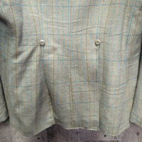 Wool Tweed Show Jacket, Velvet Collar *like new
