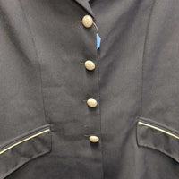 Show Jacket, Sparkley Button, Velvet Trim *xc, older?, mnr puckers, residue & loose buttons
