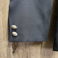 Show Jacket, Sparkley Button, Velvet Trim *xc, older?, mnr puckers, residue & loose buttons

