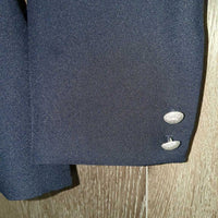 Show Jacket, Sparkley Button, Velvet Trim *xc, older?, mnr puckers, residue & loose buttons

