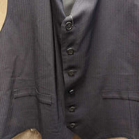 Gaited Show Set: Full Seat Pants, Long Show Jacket, 2 Vests *vgc, Pants: NO Straps, torn ankle lining
