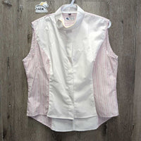 SL Show Shirt, Velcro Collar *vgc, stain, seam puckers, stained collar edges
