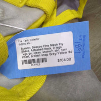 Fine Mesh Fly Sheet, Attached Neck, 2 legs *vgc/gc, clean, stains?, dirt, torn insert, broken snap

