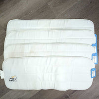 4 Fleece No Bow Leg Quilts *vgc, clean, mnr hair, stains
