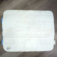 4 Fleece No Bow Leg Quilts *vgc, clean, mnr hair, stains
